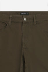 PANTALONE 5 TASCHE BASIC TABACCO